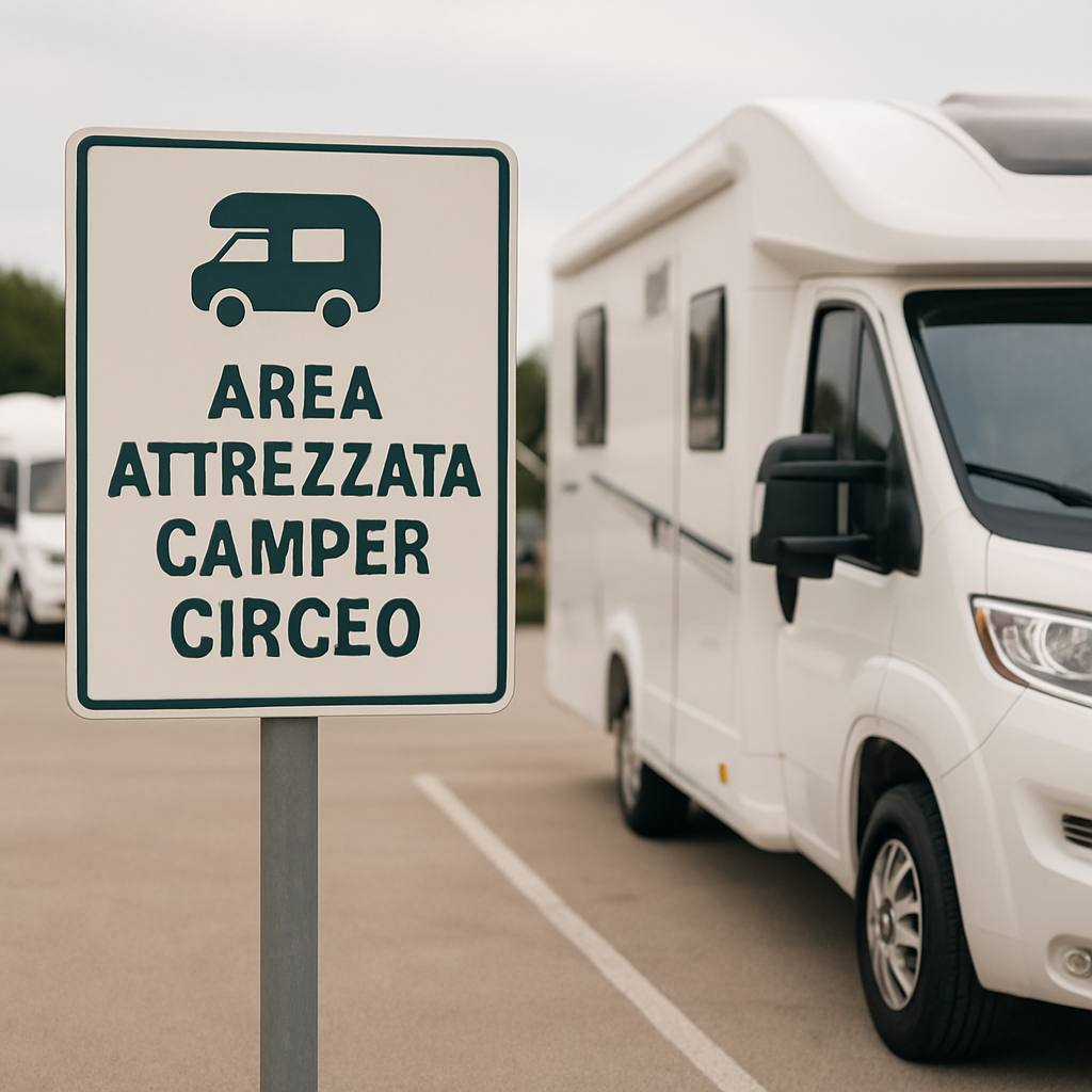 Area attrezzata camper circeo